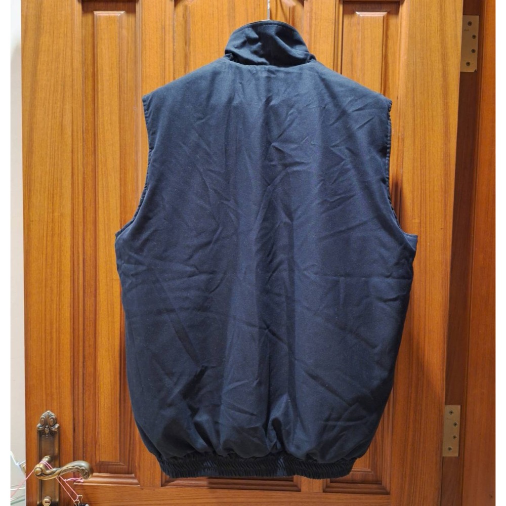 二手男士秋冬季鋪棉黃色/黑色雙面穿拉鍊款背心, 尺碼2L號-細節圖7
