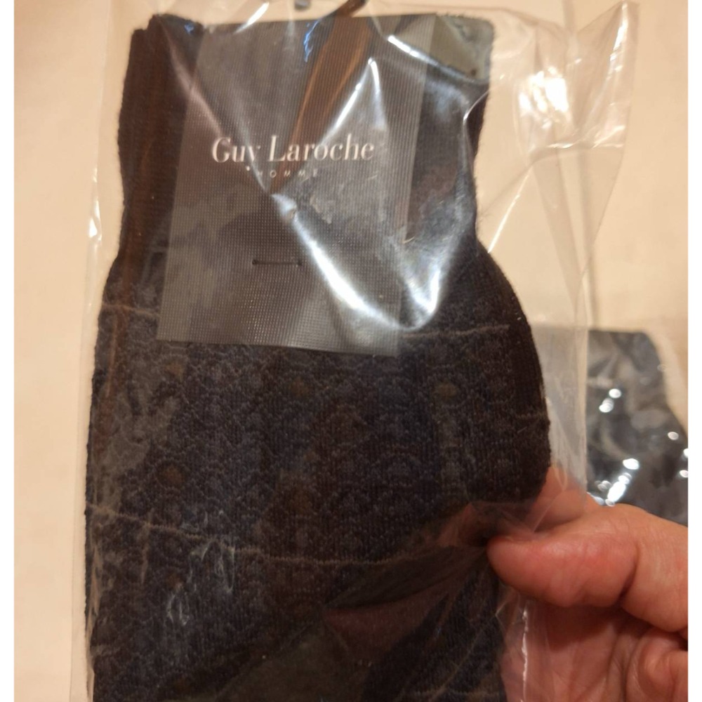 全新商品, 紳士襪三雙（兩雙毛料、一雙棉紡）, 三雙打包一起賣, 適合尺碼24-26-細節圖3