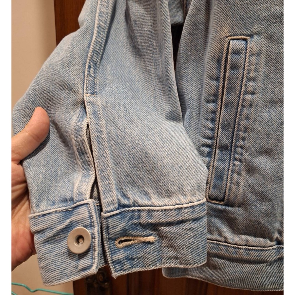 全新女士UNIQLO牛仔長袖外套, 尺碼M號-細節圖4