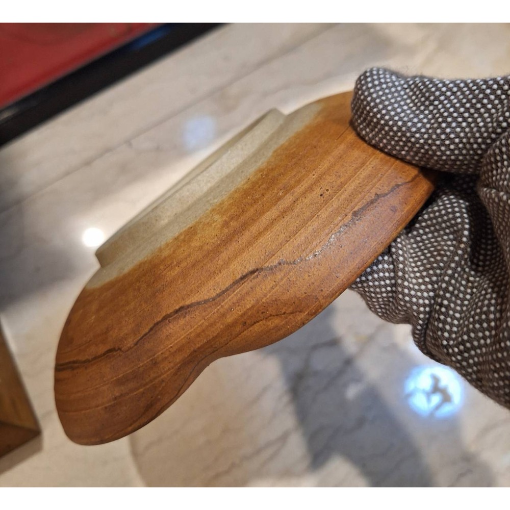 日本上野燒陶土花器, 附原裝木盒-細節圖3