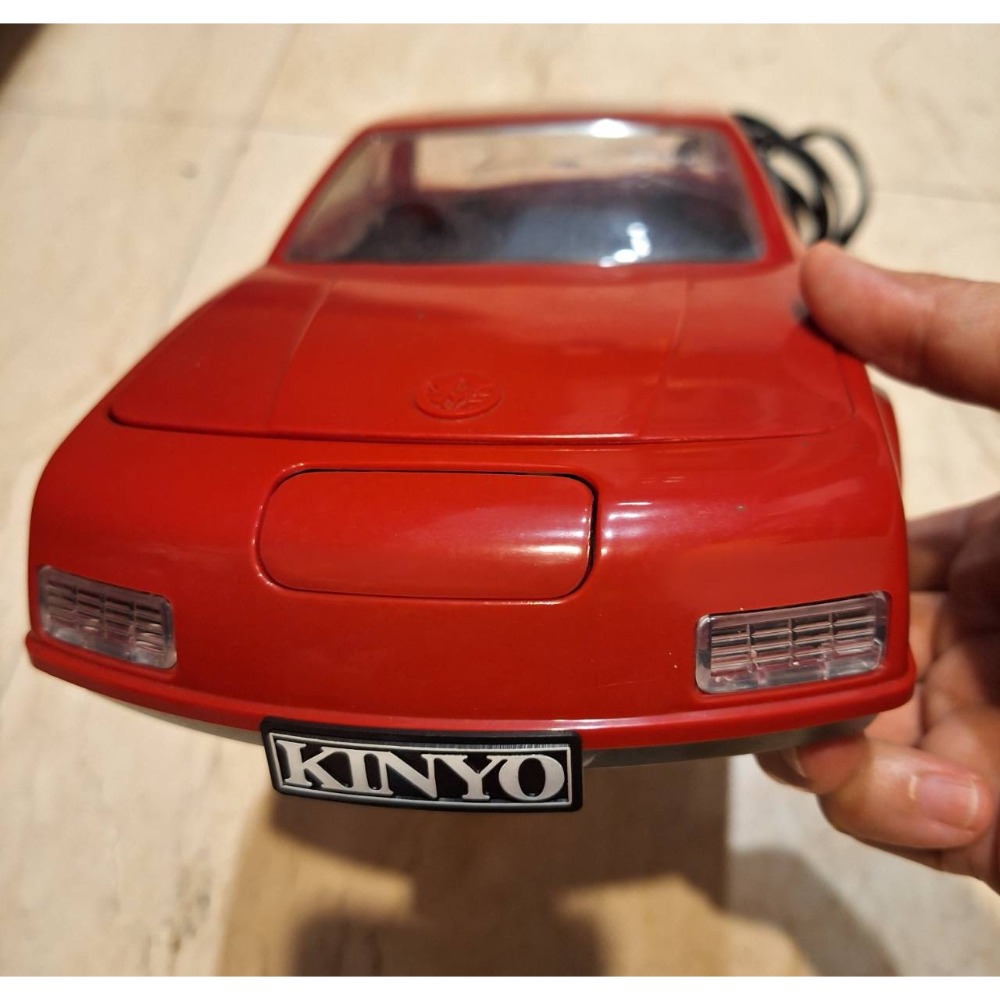 老收藏, KINYO紅色跑車造型迴帶機-細節圖2