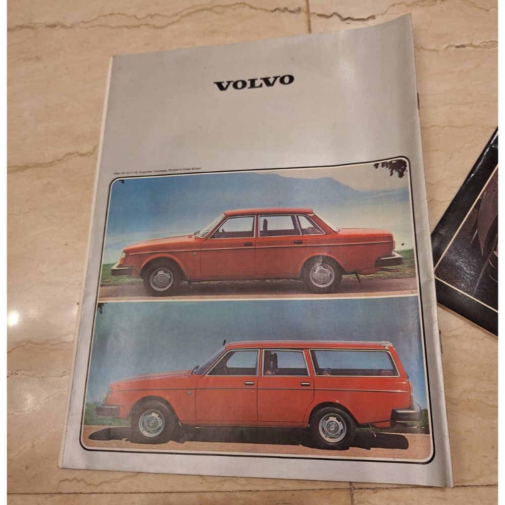 老古董, VOLVO 240/260汽車型錄, 1970-1980年代，三本打包一起賣-細節圖4