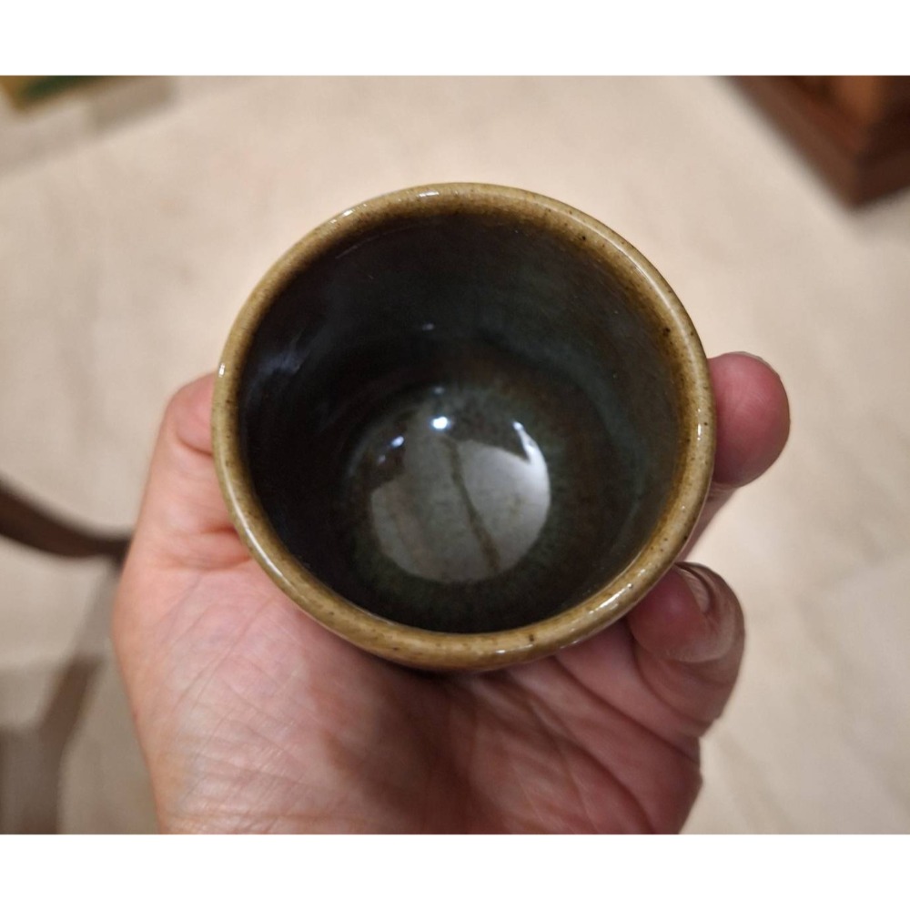 日本福岡筑前浩窯/吉田浩通作品, 90ml茶杯五個一組, 附收藏木盒-細節圖2