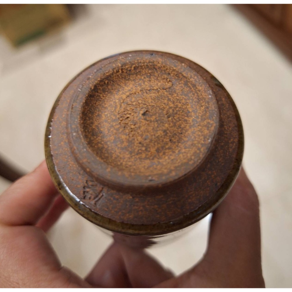 日本福岡筑前浩窯/吉田浩通作品, 90ml茶杯五個一組, 附收藏木盒-細節圖3