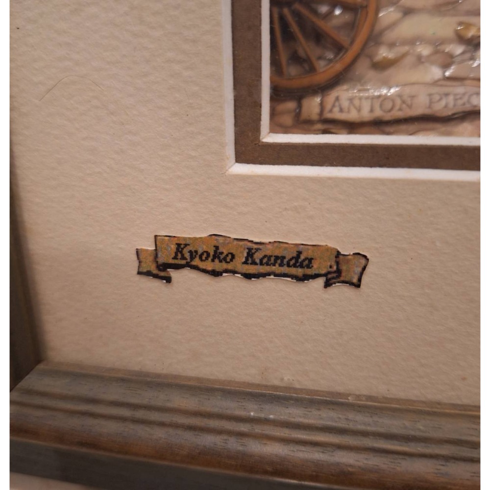 全新商品, Anton Pieck/鐵匠鋪立體畫shadow box by Kyoko Kanda-細節圖5