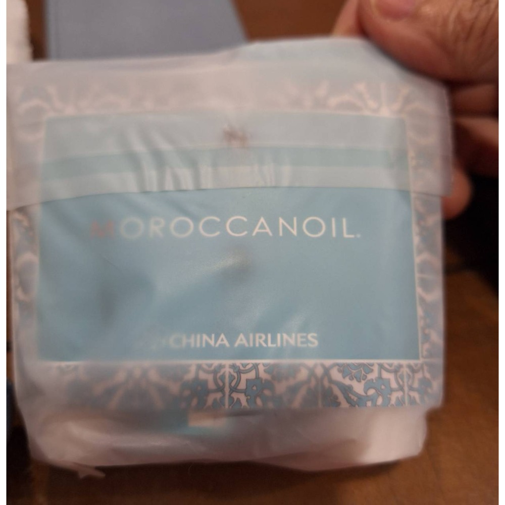 全新商品, 莫蘭迪藍色MOSCHINO中華航空商務艙過夜包-細節圖5