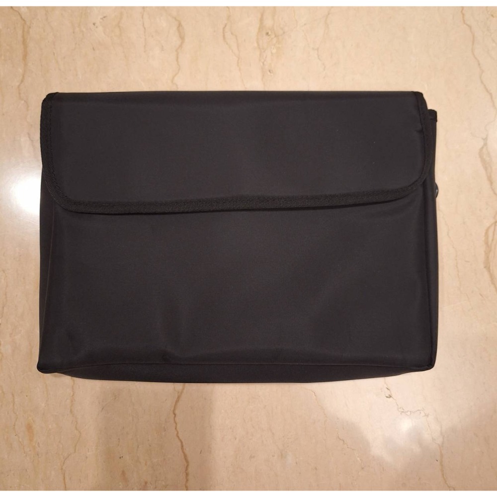 全新商品, 黑色魔鬼氈防水尼龍電腦包一個, 附揹帶-細節圖2