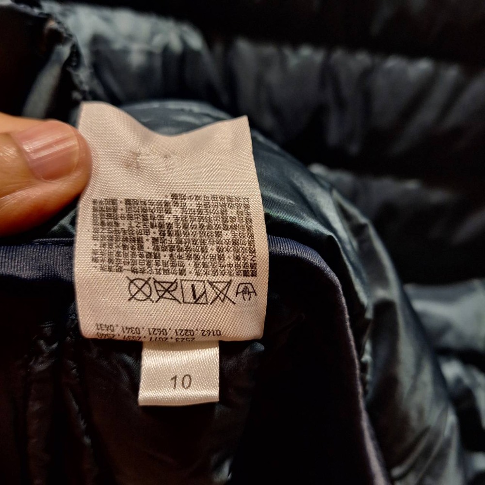 二手衣,Uniqlo 深藍色男裝羽絨背心, 收納袋遺失, 尺碼XL號-細節圖7