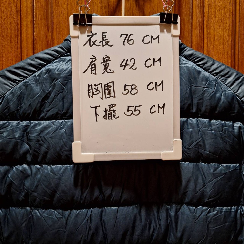二手衣,Uniqlo 深藍色男裝羽絨背心, 收納袋遺失, 尺碼XL號-細節圖8