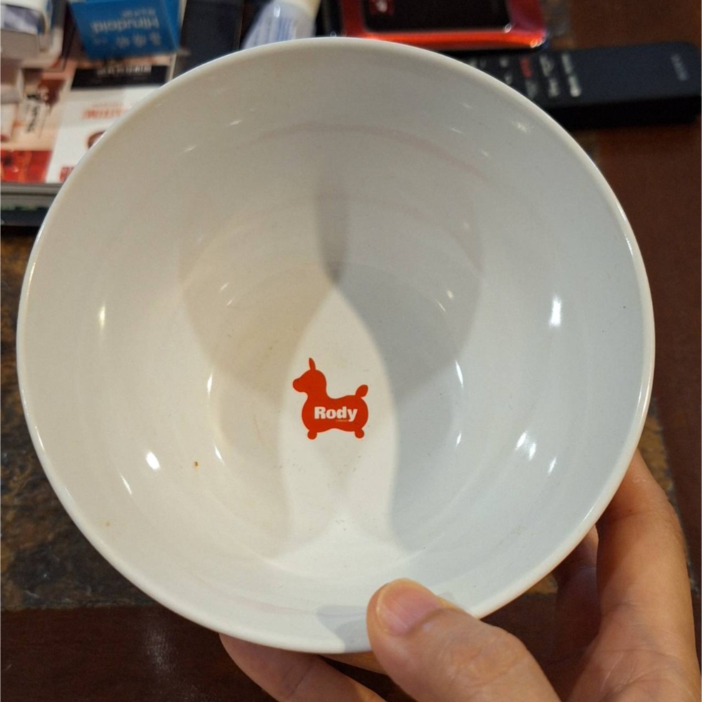 全新餐碗, 全家2014絕版Rody魔法樂園開心碗, 一紅一藍兩個打包一起賣-細節圖4