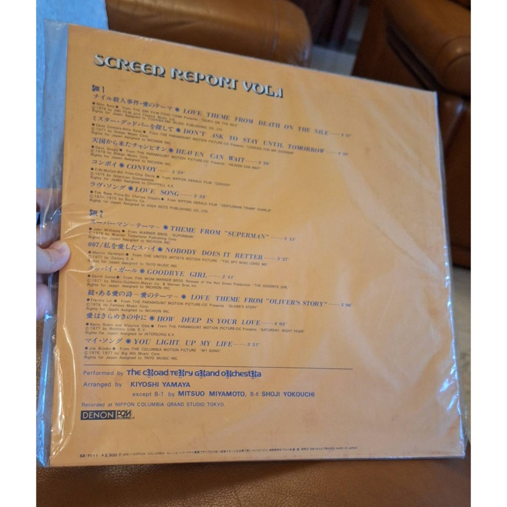 老黑膠The Croad Terry Grand Orchestra 《Screen Report Vol.1》-細節圖2