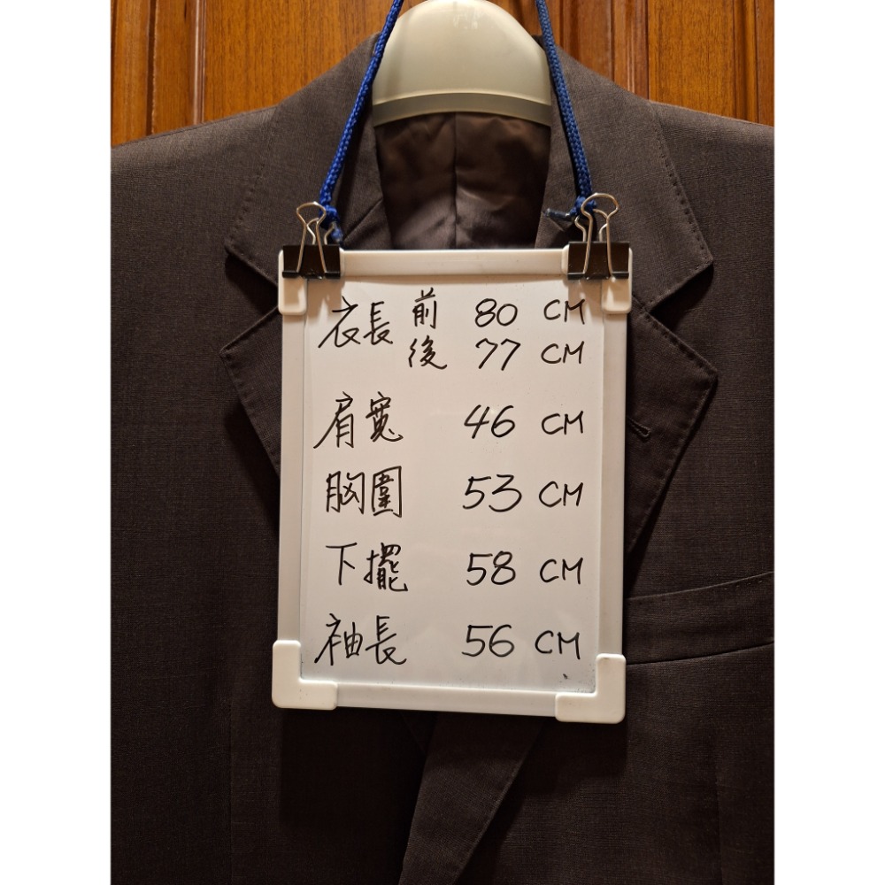 二手男士定製西裝外套，布料採用義大利頂級面料品牌 Ermenegildo Zegna 的 SOLTEX 系列-細節圖8