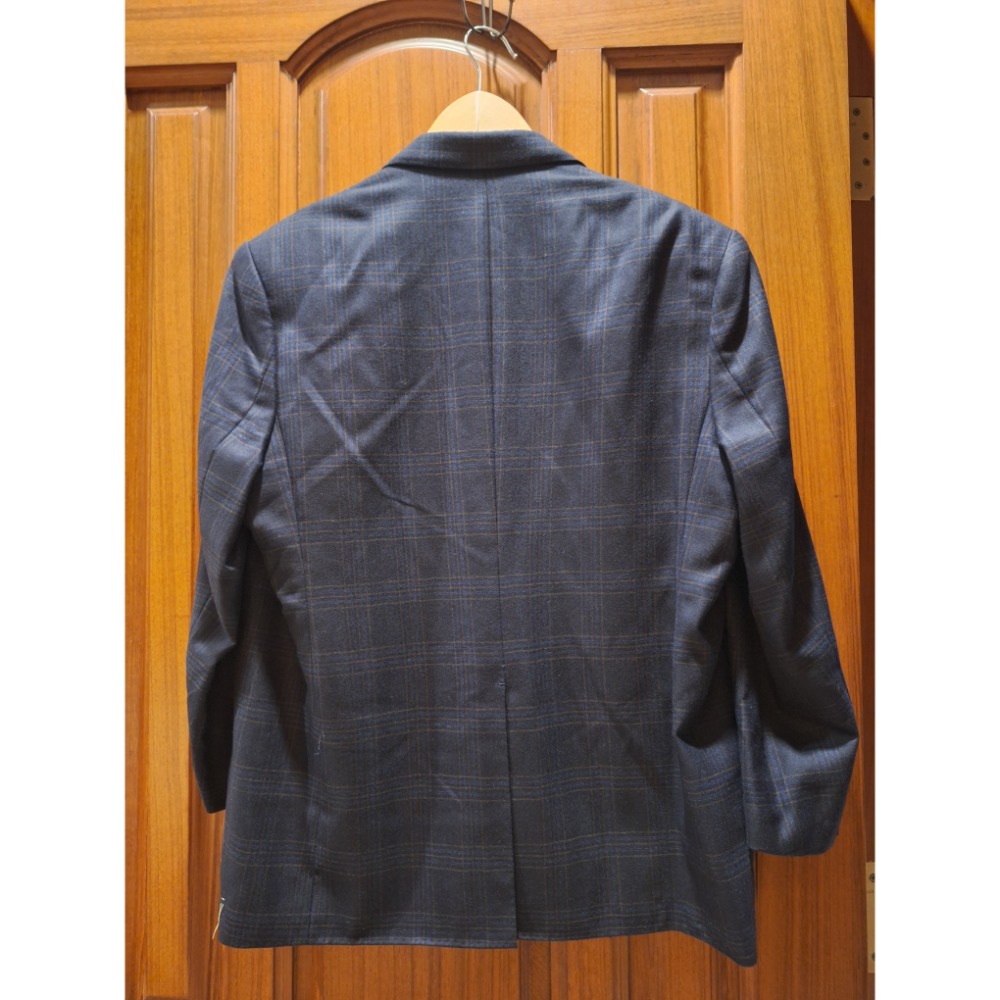 二手男士手工訂製西裝外套，採用英國頂級面料品牌 Scabal（世家寶）100% 純羊絨（Pure Cashmere）-細節圖2