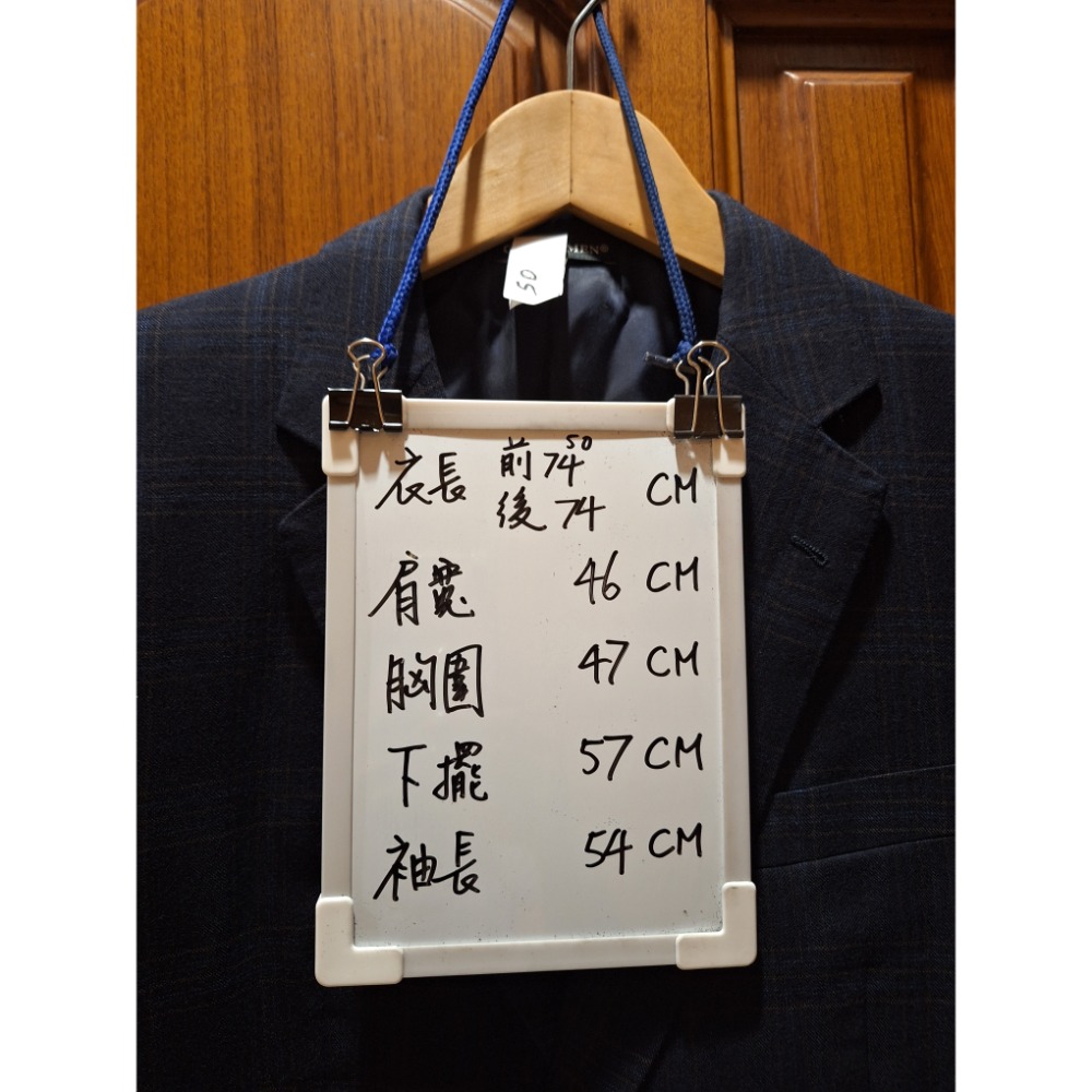 二手男士手工訂製西裝外套，採用英國頂級面料品牌 Scabal（世家寶）100% 純羊絨（Pure Cashmere）-細節圖6