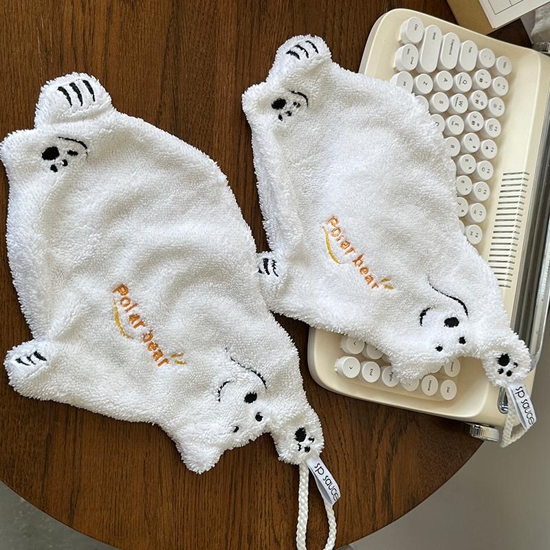 ★TiTi Choice 堤堤選居家生活★ INS 可愛小熊擦手巾吸水小毛巾(現+預)-細節圖3