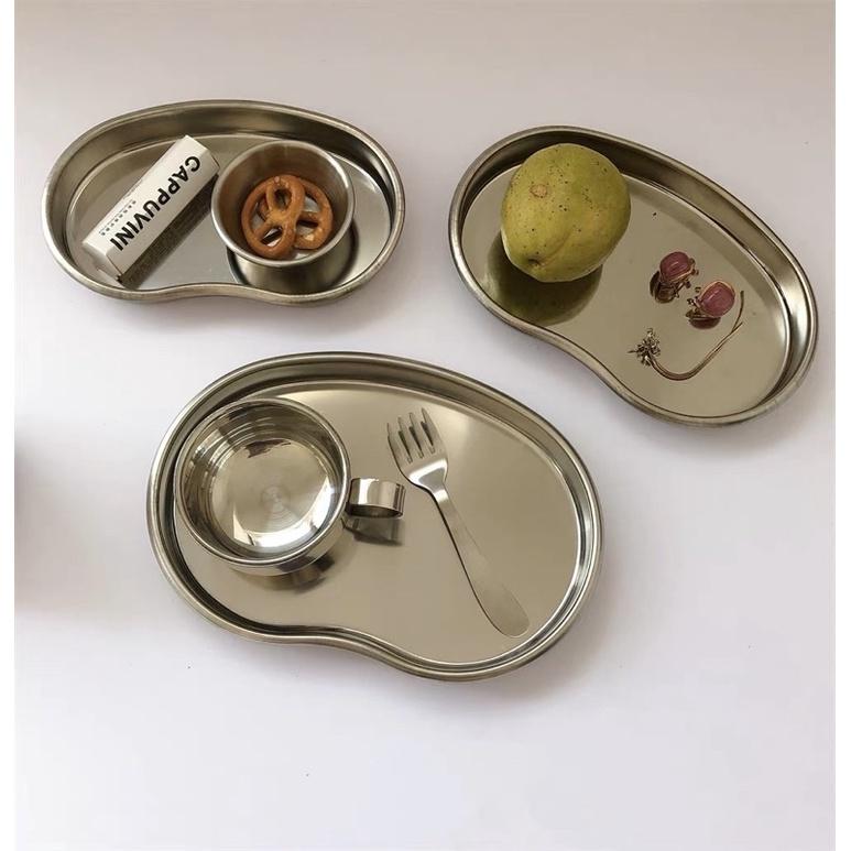 ★TiTi Choice堤堤選居家生活★INS風 不鏽鋼多用途托盤 飾品收納 食物擺拍-細節圖2