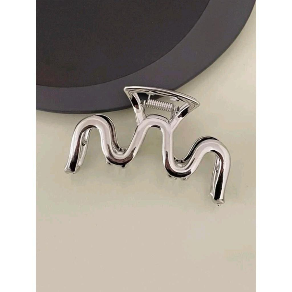 ★TiTi Choice堤堤選居家生活★韓國小姐姐小眾設計感波浪狀鯊魚夾 髮爪-細節圖2