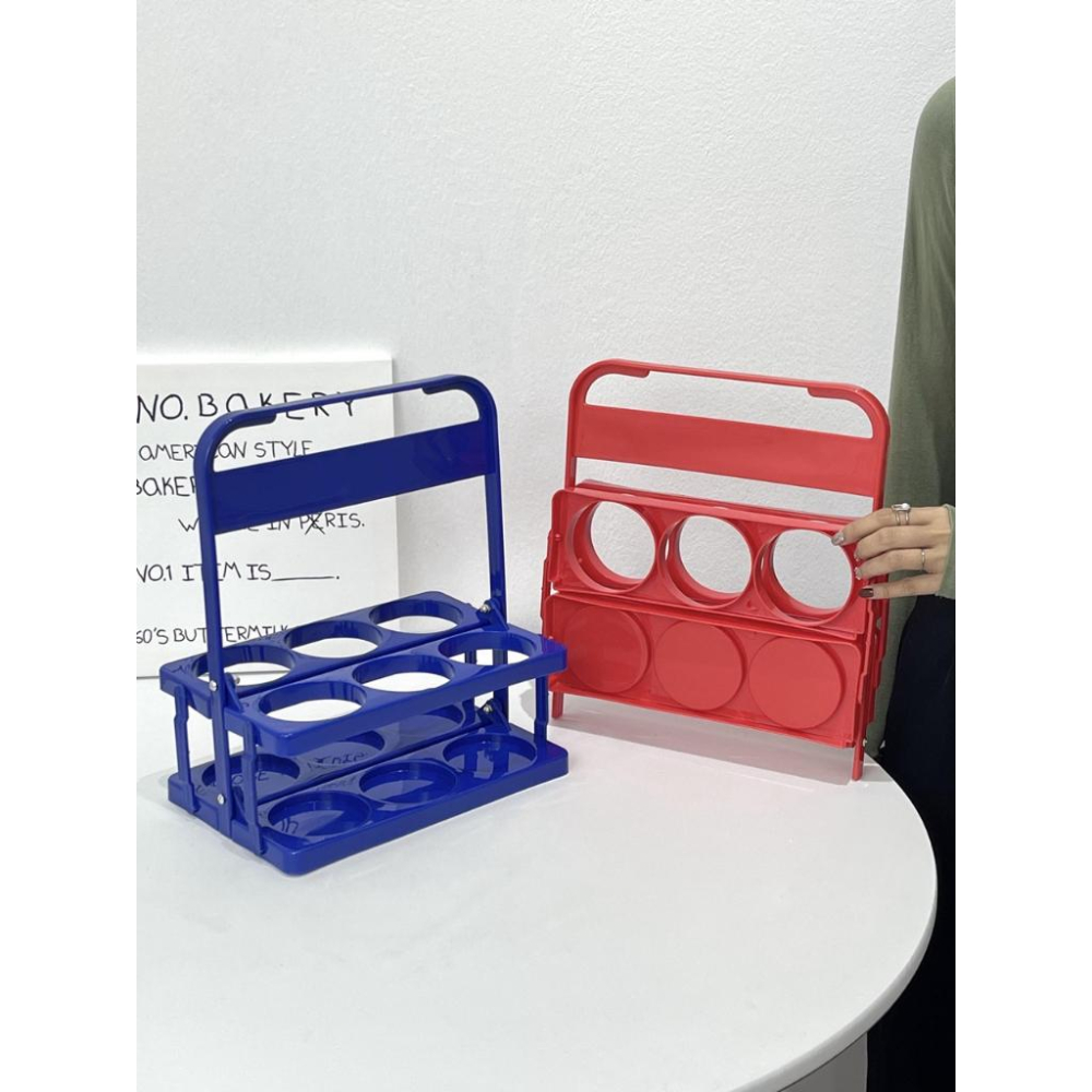 ★TiTi Choice 堤堤選居家生活★野餐專用飲料汽水酒類收納提籃 美式復古-細節圖3