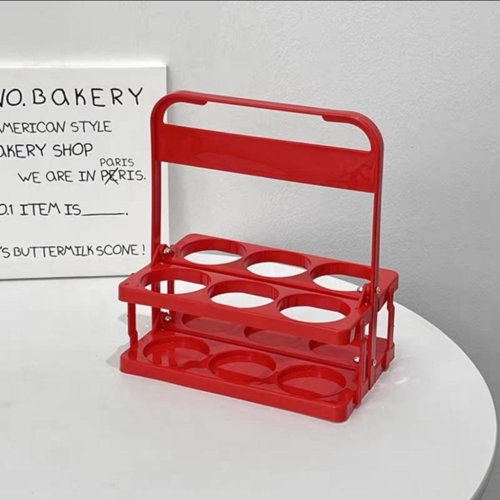 ★TiTi Choice 堤堤選居家生活★野餐專用飲料汽水酒類收納提籃 美式復古-細節圖4