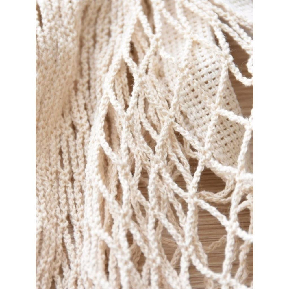 ★TiTi Choice堤堤選居家生活★網狀棉麻水果收納袋編織購物袋廚房收納ins風muji-細節圖5