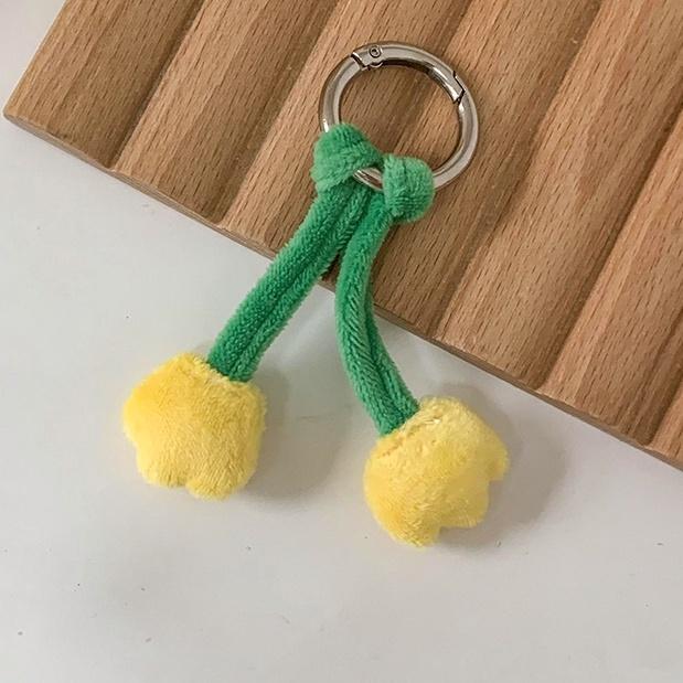 ★TiTi Choice堤堤選居家生活★ INS風鬱金香鑰匙圈 禮物 掛式包包 可愛配件-細節圖9