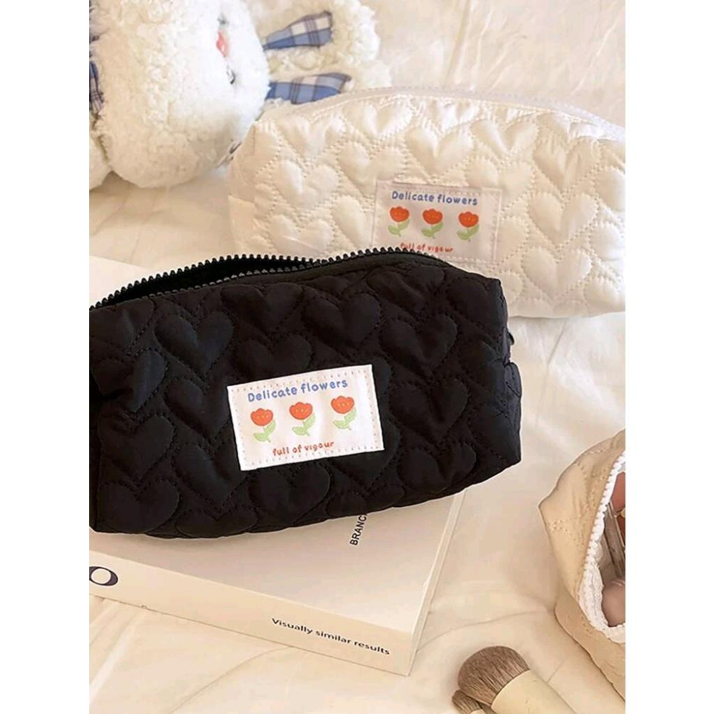 ★TiTi Choice堤堤選居家生活★ 鬱金香大容量筆袋 化妝包 枕頭筆袋 少女ins風 現貨-細節圖2