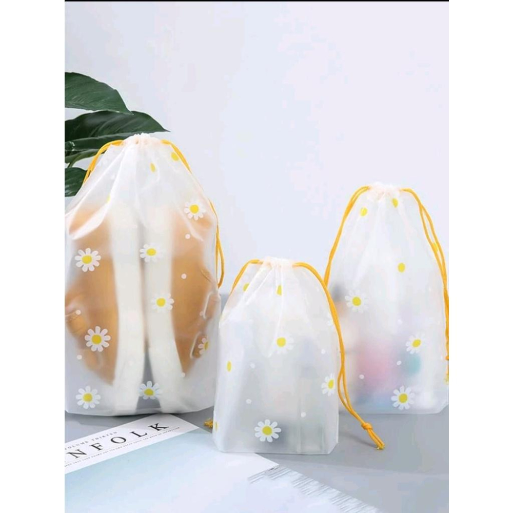 ★TiTi Choice堤堤選居家生活★10/15入組抽繩磨砂感收納袋束口袋 防水旅行收納 (二色)-細節圖3