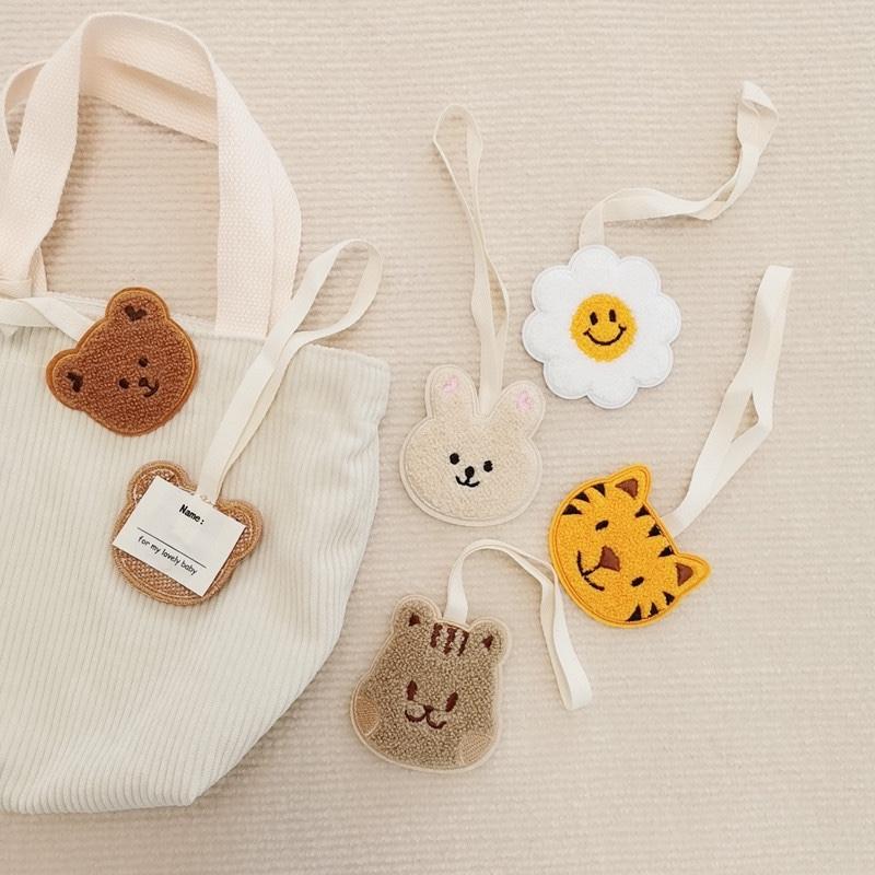 ★TiTi Choice 堤堤選居家生活★可愛動物園兒童書包防丟刺繡姓名貼掛飾 ins風-細節圖8