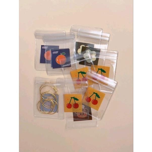 ★TiTi Choice堤堤選居家生活★可愛圖案飾品收納夾鏈袋20入/30入(隨機選色)ins透明夾鏈袋 居家收納-細節圖2