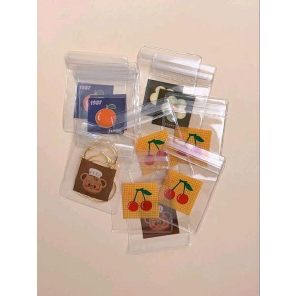 ★TiTi Choice堤堤選居家生活★可愛圖案飾品收納夾鏈袋20入/30入(隨機選色)ins透明夾鏈袋 居家收納-細節圖3