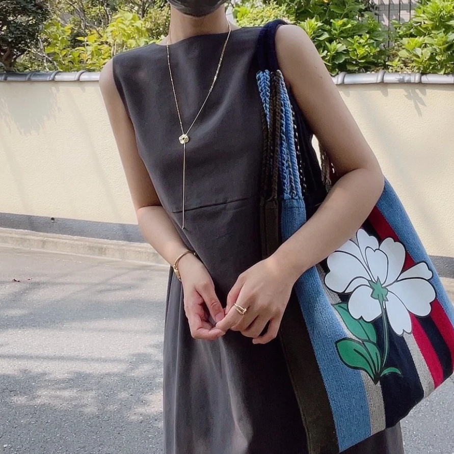 早衣服》搭配好物🎀 項鍊 日系小眾設計CLANE松本惠奈同款 金銀拼色 OT扣項鍊 多種戴法 毛衣鏈-細節圖3