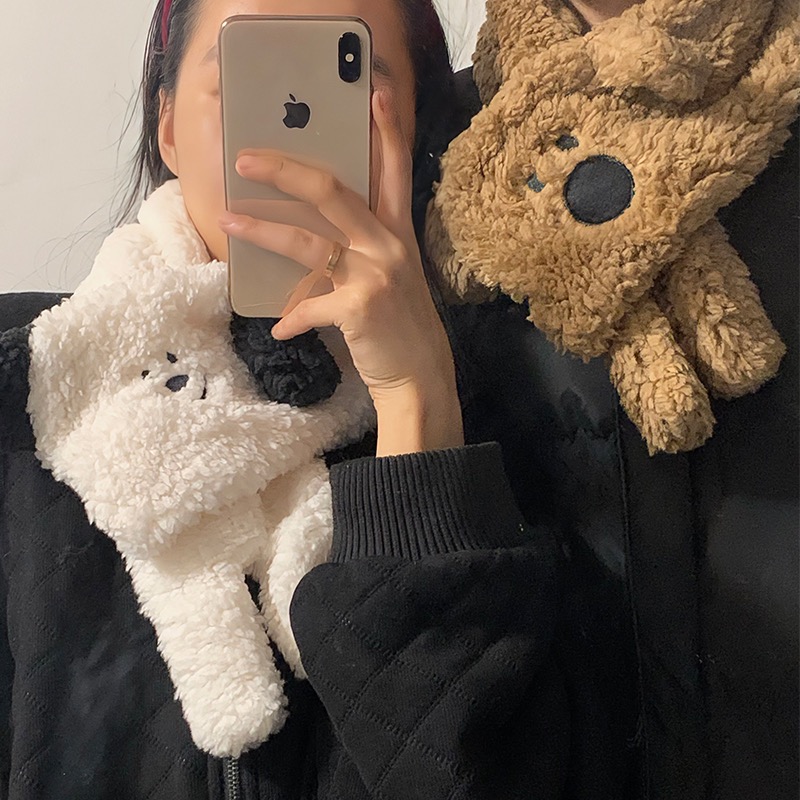 早衣服》搭配好物🎀 圍巾 小狗圍巾 冬天圍巾 大圍巾 厚圍巾 脖圍 保暖圍巾 親膚圍巾 不會刺圍巾 造型圍巾 情侶圍巾-細節圖2