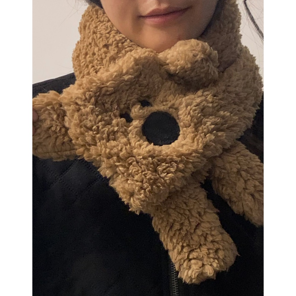 早衣服》搭配好物🎀 圍巾 小狗圍巾 冬天圍巾 大圍巾 厚圍巾 脖圍 保暖圍巾 親膚圍巾 不會刺圍巾 造型圍巾 情侶圍巾-細節圖7
