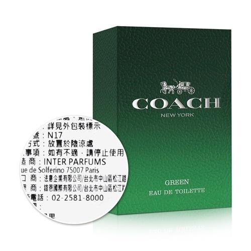 Coach 時尚都會男性淡香水-Tester(100ml)-細節圖3