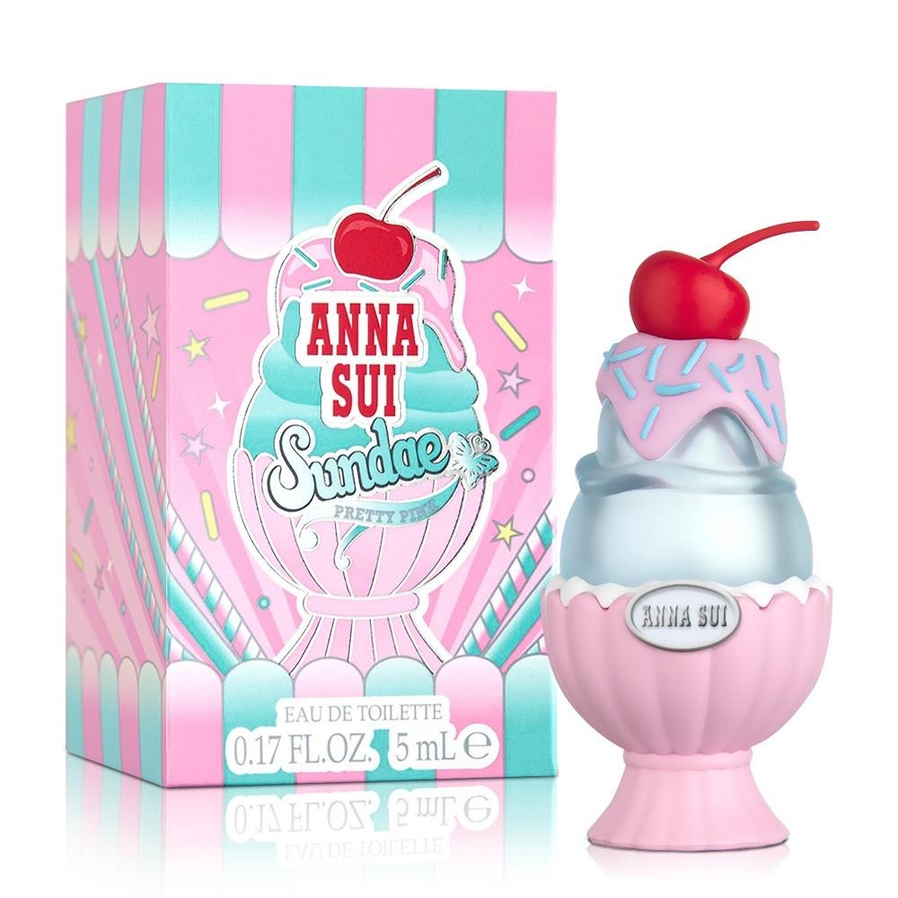 Anna Sui 安娜蘇 果漾聖代女性淡香水-樂夏百香/粉紅柚惑小香(5ml)-細節圖2