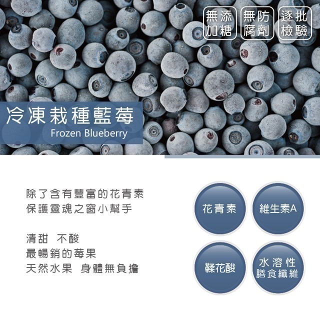 【天時莓果】美國冷凍栽種藍莓 400g/包-細節圖2