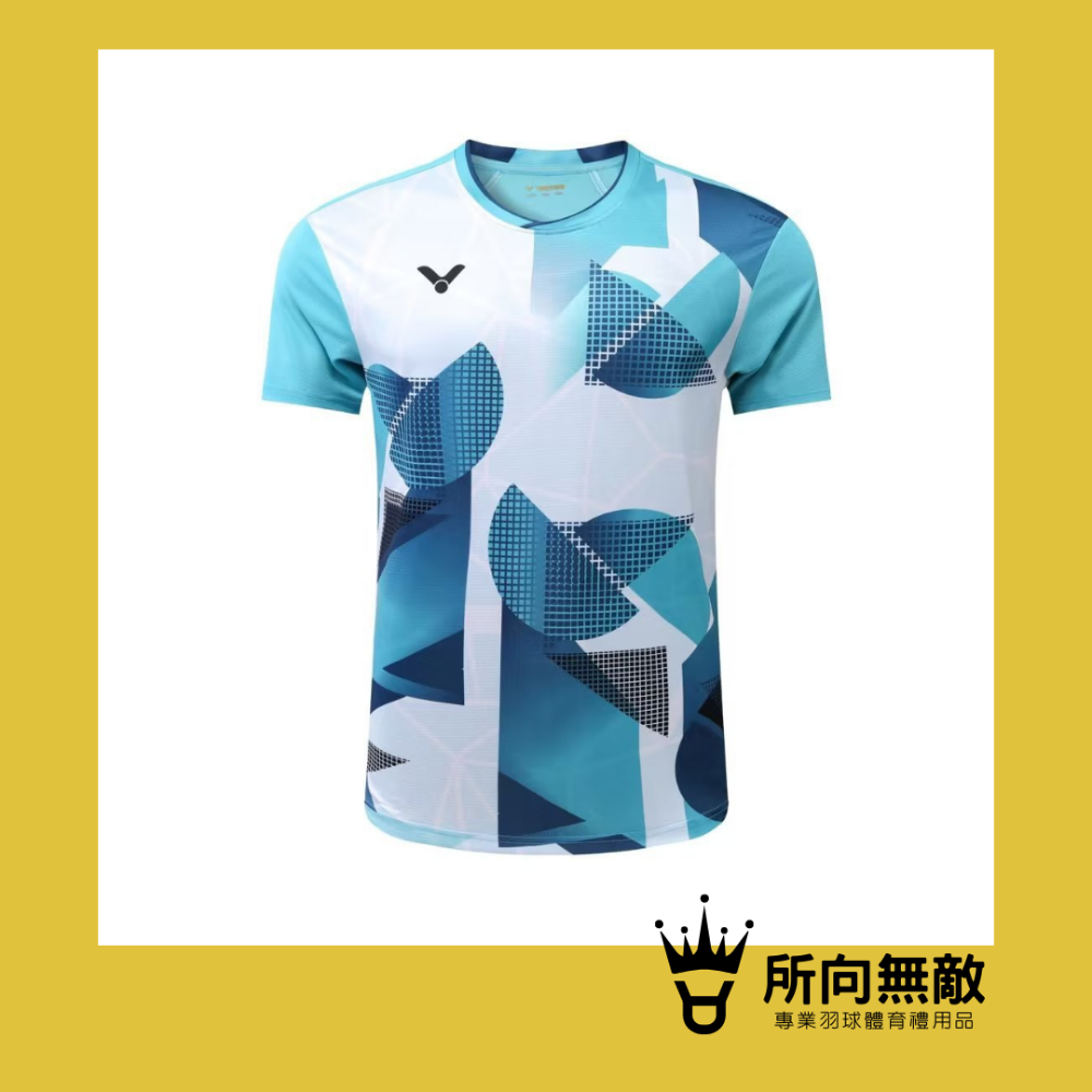 (現貨)所向無敵．2023李梓嘉比賽服羽球男上衣~男羽毛球衣 羽球上衣 羽毛球服 羽球衣 羽毛球上衣 Victor 勝利-規格圖7