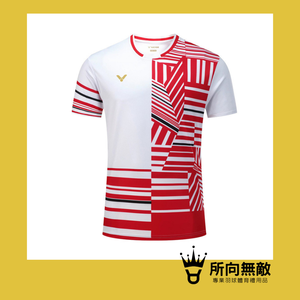 (現貨)所向無敵．過季出清！東奧丹麥國家隊羽毛球服男上衣~羽球男上衣 羽球上衣 男羽毛球服 男羽球服 勝利Victor-規格圖8