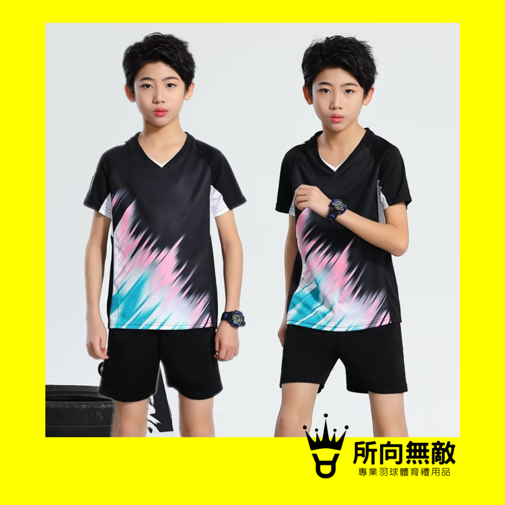 (現貨)所向無敵．YY換季出清專業兒童羽毛球服~兒童羽毛球衣 兒童羽球上衣 兒童羽球衣 兒童運動服 Yonex 優乃克-細節圖9