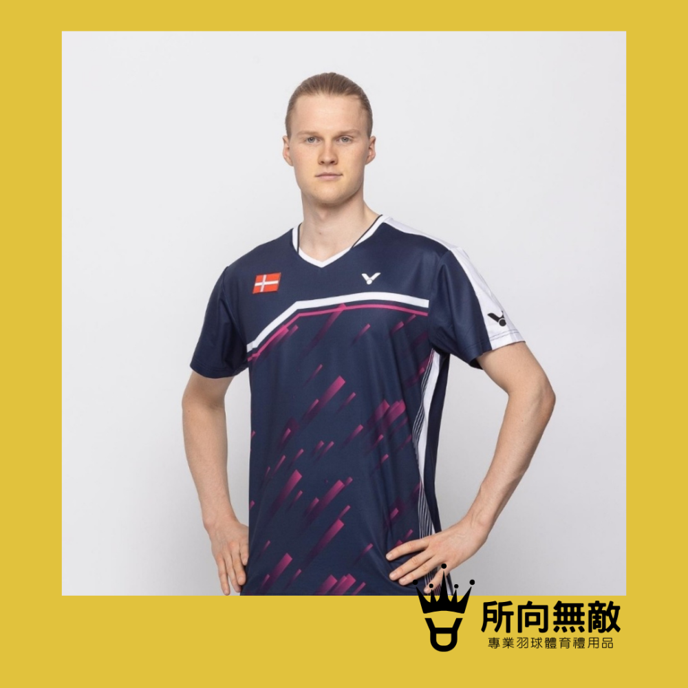 (現貨)所向無敵．換季出清！Victor勝利安東森大賽服羽球男上衣~羽毛球衣 羽球上衣 羽毛球服 羽球衣 羽毛球套裝-細節圖2