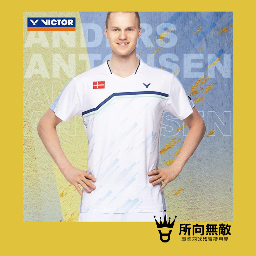 (現貨)所向無敵．換季出清！Victor勝利安東森大賽服羽球男上衣~羽毛球衣 羽球上衣 羽毛球服 羽球衣 羽毛球套裝-細節圖3