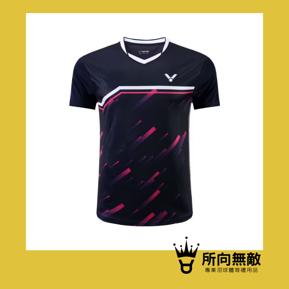 (現貨)所向無敵．換季出清！Victor勝利安東森大賽服羽球男上衣~羽毛球衣 羽球上衣 羽毛球服 羽球衣 羽毛球套裝-規格圖8