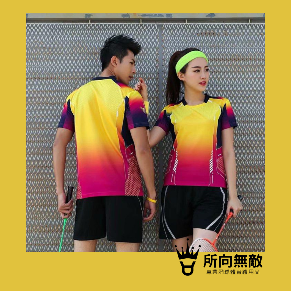 所向無敵．艷陽高照羽毛球女上衣~羽球女上衣 羽球上衣 女羽毛球服 女羽球服 女羽球套裝 女性羽毛球衣 女羽球衣-細節圖5