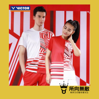 (現貨)所向無敵．過季出清！東奧丹麥國家隊羽毛球服女上衣~羽球女上衣 羽球上衣 女羽毛球服 女羽球服 勝利Victor