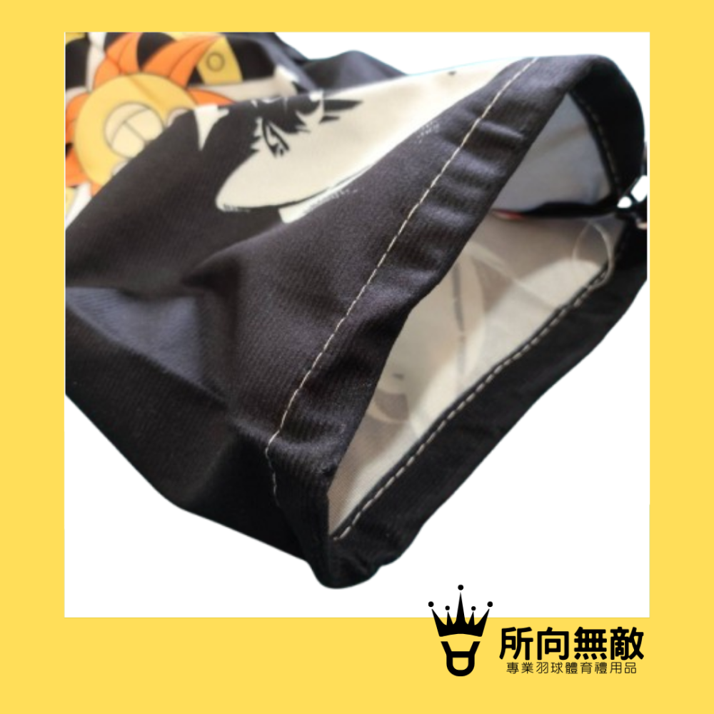 所向無敵．航海王絨布羽毛球拍袋-可裝1-2支~羽毛球拍單肩袋 羽毛球包 羽毛球拍袋 羽毛球拍包 海賊王 球拍袋 羽球袋-細節圖4