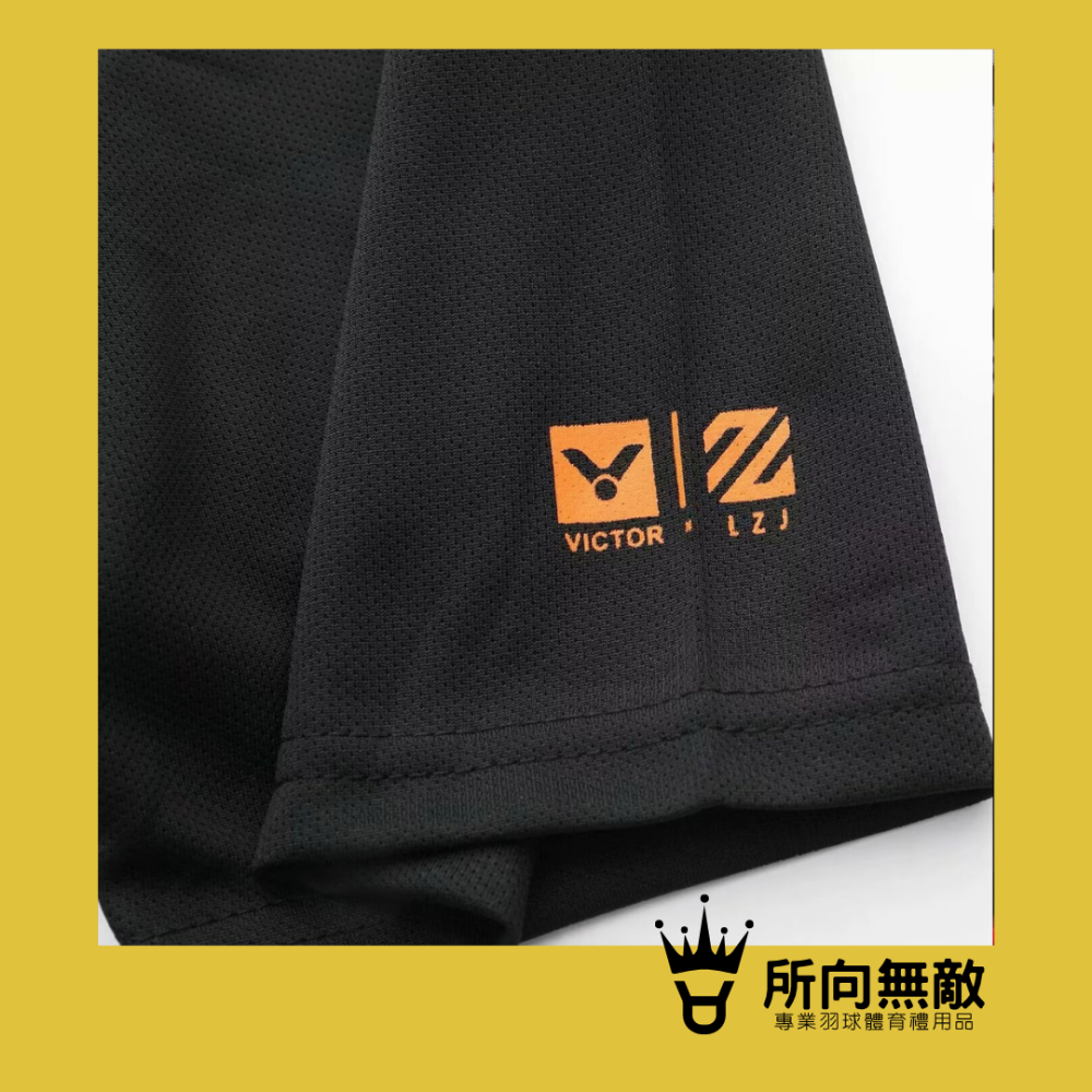(現貨)所向無敵．換季出清！勝利李梓嘉聯名款羽毛球服上衣~中性款 男女同款 羽球上衣 羽球衣 羽毛球服 勝利victor-細節圖4