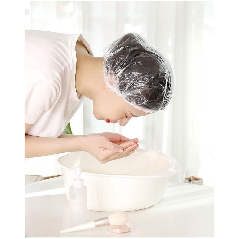 <購了么> 萬用 一次性保鮮膜套 食物保鮮膜 自封口套膜 PE保鮮膜 浴帽 一次性鞋套 封口套 防水 遠離冰箱味-細節圖3