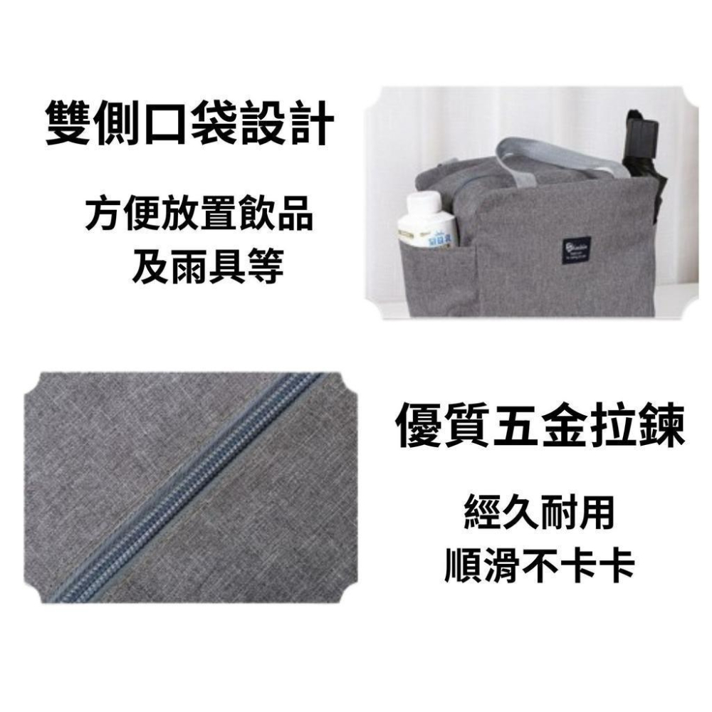 購了么 加厚便當袋保溫袋 保冷袋 鋁箔 牛津布 陽離子雙側口袋 午餐袋 送餐 戶外野餐 自帶便當保冷袋 保冰手提袋-細節圖3