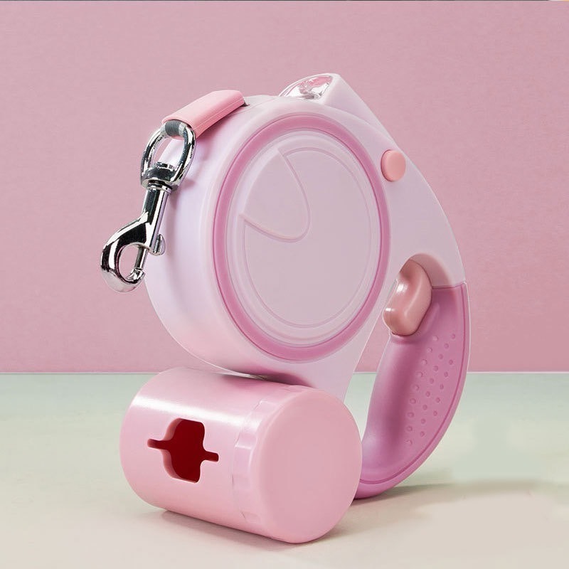 【汪喵森活】 LED 3色反光 3M寵物自動牽繩 有收納盒 自動牽繩 伸縮牽繩 伸縮拉繩 寵物牽繩 牽引繩 狗牽繩 牽繩-細節圖8