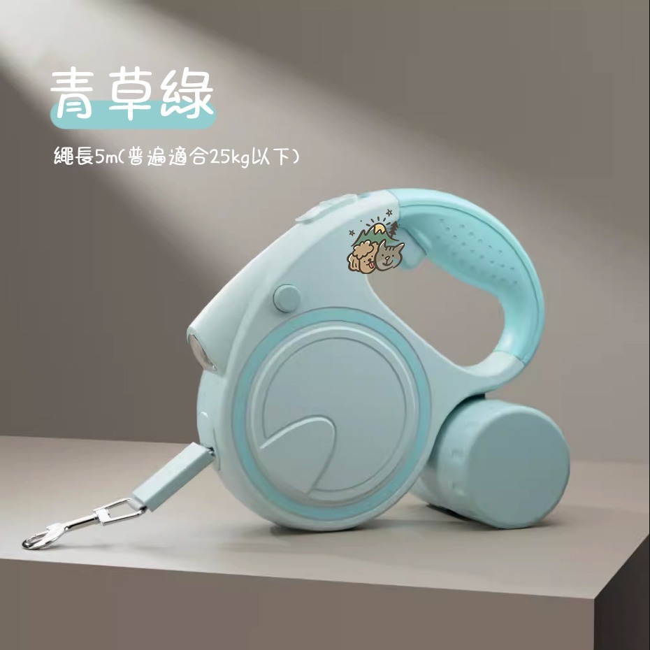 【汪喵森活】 LED 3色反光 3M寵物自動牽繩 有收納盒 自動牽繩 伸縮牽繩 伸縮拉繩 寵物牽繩 牽引繩 狗牽繩 牽繩-細節圖9